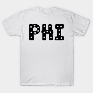 Phi Star Letters T-Shirt